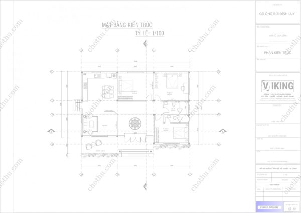 Nhà cấp 4 mái Thái diện tích 15x10m - V737 - Hình ảnh 8