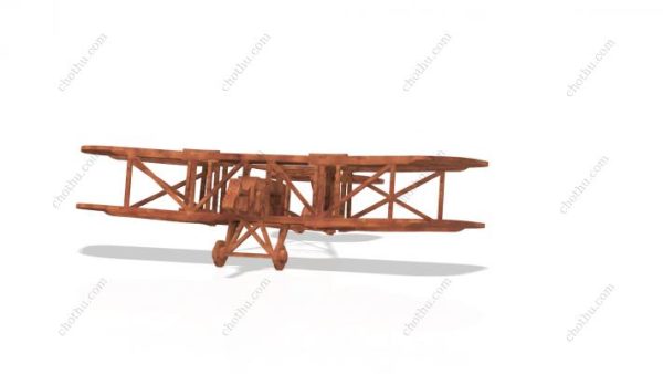 Mô hình máy bay bằng gỗ cổ điển – Tệp cắt laser 3D - Hình ảnh 16