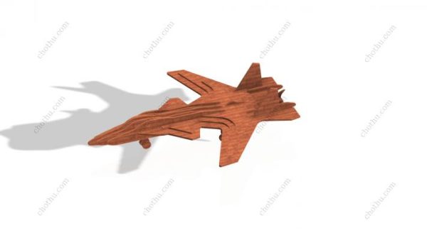 Mô hình máy bay phản lực chiến đấu tự làm - Mô hình 3D - Hình ảnh 15