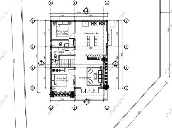 Mẫu nhà 3 tầng hiện đại diện tích: 8x10m - V409 - Hình ảnh 9