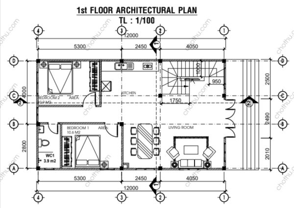 Nhà 2 tầng mái tôn đẹp và hấp dẫn nhất hiện nay diện tích: 7x12m - V560 - Hình ảnh 8