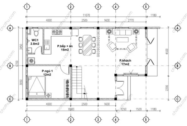 Nhà 2 tầng mái bằng diện tích: 6.7x11m - V671 - Hình ảnh 7