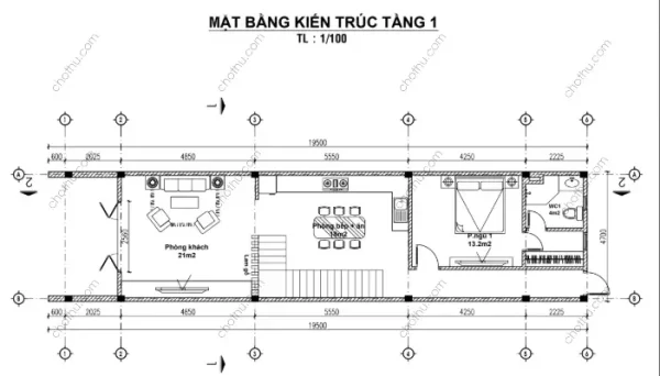 Nhà 2 tầng hiện đại diện tích: 4.7x19.5m - V675 - Hình ảnh 8