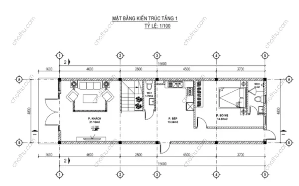 Nhà 2 tầng hiện đại diện tích: 4.8x15.6m - V715 - Hình ảnh 7