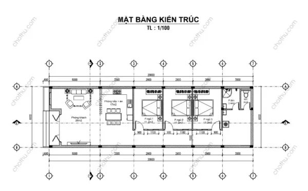 Nhà cấp 4 hiện đại, tiện nghi, mái bằng diện tích: 6x25m - V850 - Hình ảnh 7