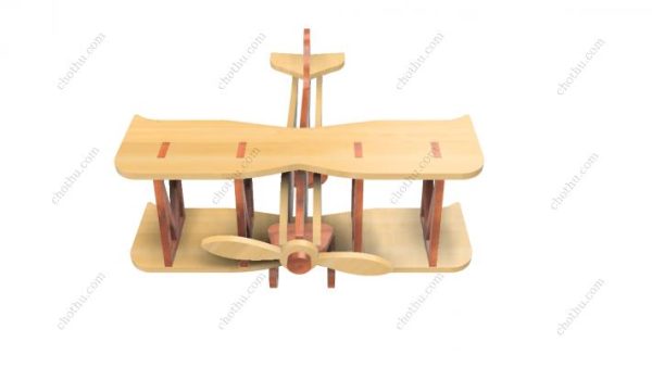 Mô hình máy bay cổ điển, Mô hình 3D cắt laser - Hình ảnh 11