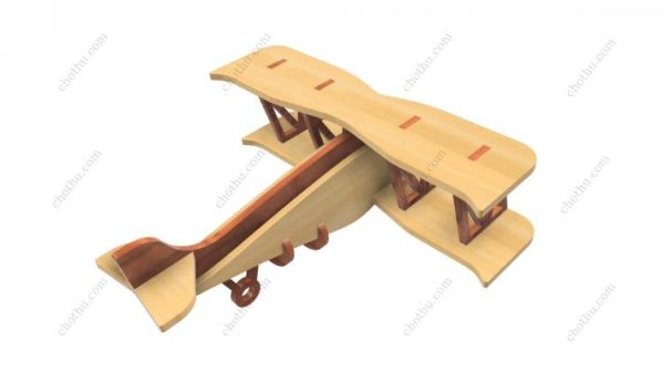 Mô hình máy bay cổ điển, Mô hình 3D cắt laser - Hình ảnh 12