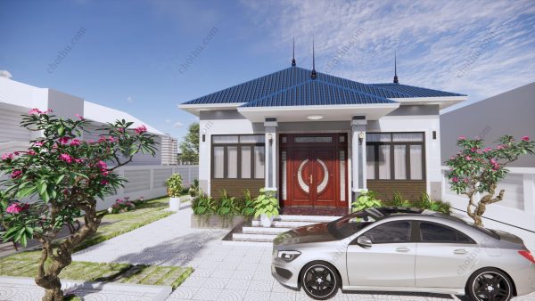 Nhà cấp 4 mái Nhật hot nhất hiện nay diện tích: 9x11.5m - V363 - Hình ảnh 3