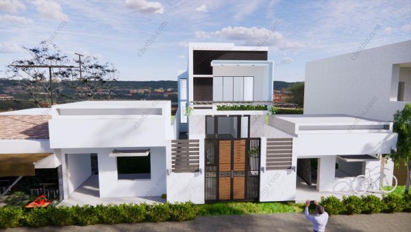 Nhà gác lửng hiện đại và tiện nghi 5x20m - Hình ảnh 9