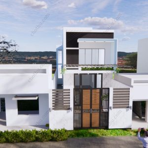 Nhà gác lửng hiện đại và tiện nghi 5x20m