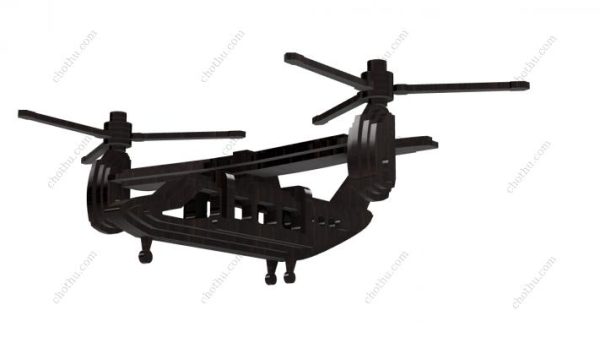 Mô hình cắt laser SVG trực thăng Bell V-280 Valor - Hình ảnh 9