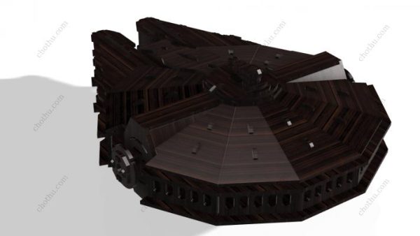 Mô hình 3D tàu vũ trụ khoa học viễn tưởng - Hình ảnh 10