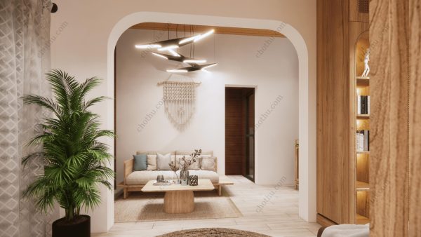 Bản vẽ kiến ​​trúc nhà gỗ hiện đại 8,5 x 6,5m - Bản thiết kế nhà nghỉ dưỡng tùy chỉnh - Hình ảnh 10