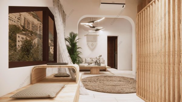 Bản vẽ kiến ​​trúc nhà gỗ hiện đại 8,5 x 6,5m - Bản thiết kế nhà nghỉ dưỡng tùy chỉnh - Hình ảnh 11