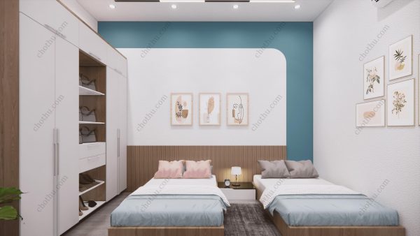 Bản vẽ kiến ​​trúc nhà gỗ hiện đại 13,8x10,5 - Bản thiết kế nhà nghỉ dưỡng tùy chỉnh - Hình ảnh 12