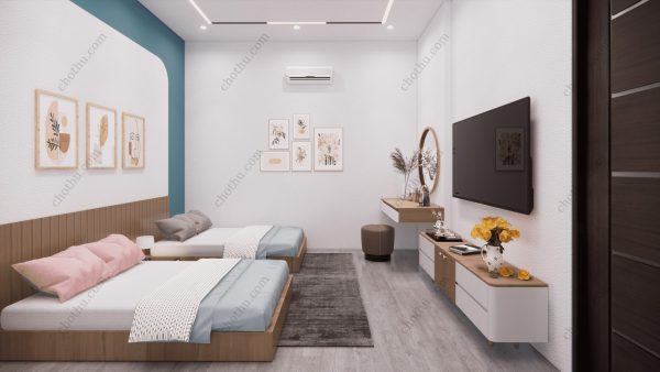 Bản vẽ kiến ​​trúc nhà gỗ hiện đại 13,8x10,5 - Bản thiết kế nhà nghỉ dưỡng tùy chỉnh - Hình ảnh 16