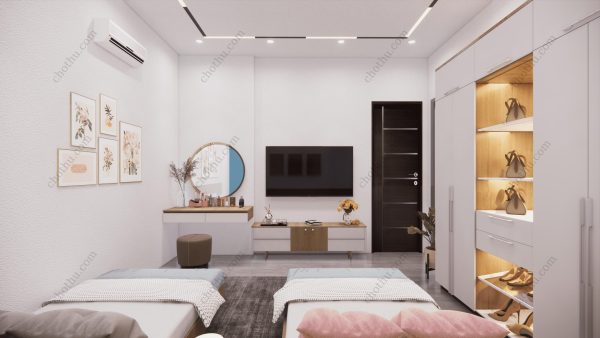 Bản vẽ kiến ​​trúc nhà gỗ hiện đại 13,8x10,5 - Bản thiết kế nhà nghỉ dưỡng tùy chỉnh - Hình ảnh 18