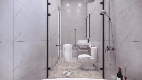 Bản vẽ kiến ​​trúc nhà gỗ hiện đại 13,8x10,5 - Bản thiết kế nhà nghỉ dưỡng tùy chỉnh - Hình ảnh 19