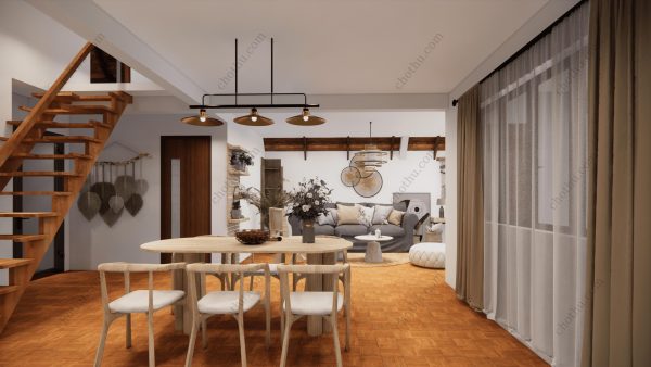 Bản vẽ kiến ​​trúc - Cabin hiện đại 12x7m có gác xép - Bản thiết kế nhà nghỉ dưỡng tùy chỉnh - Hình ảnh 14