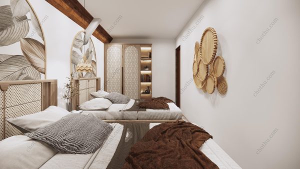 Bản vẽ kiến ​​trúc - Cabin hiện đại 12x7m có gác xép - Bản thiết kế nhà nghỉ dưỡng tùy chỉnh - Hình ảnh 22