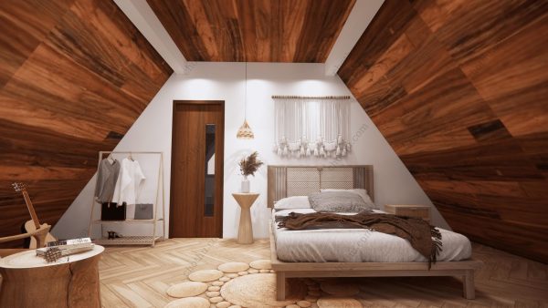 Bản vẽ kiến ​​trúc - Cabin hiện đại 12x7m có gác xép - Bản thiết kế nhà nghỉ dưỡng tùy chỉnh - Hình ảnh 24