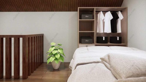 Bản vẽ kiến ​​trúc - Cabin hiện đại 7,8x4,9m có gác xép - Bản thiết kế nhà nghỉ dưỡng tùy chỉnh - Hình ảnh 13