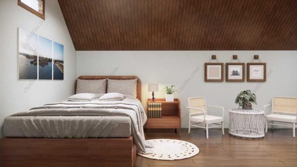 Bản vẽ kiến ​​trúc - Cabin hiện đại 7,8x4,9m có gác xép - Bản thiết kế nhà nghỉ dưỡng tùy chỉnh - Hình ảnh 9