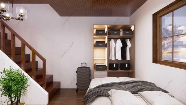 Bản vẽ kiến ​​trúc - Cabin hiện đại 7,8x4,9m có gác xép - Bản thiết kế nhà nghỉ dưỡng tùy chỉnh - Hình ảnh 10