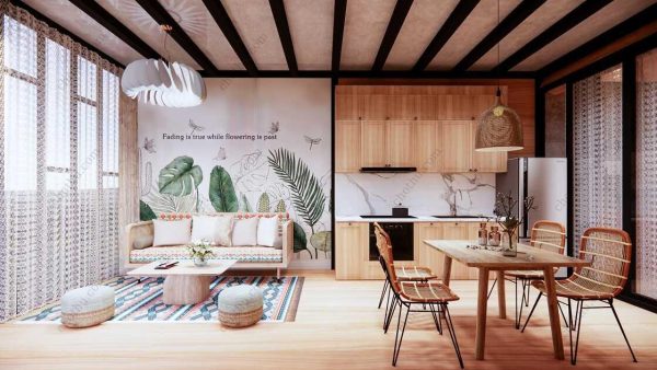 Bản vẽ kiến ​​trúc - Cabin hiện đại 10,8x8m có gác xép - Bản thiết kế nhà nghỉ dưỡng tùy chỉnh - Hình ảnh 11