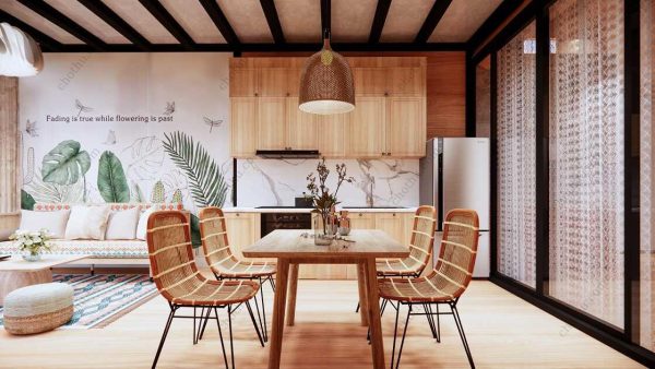 Bản vẽ kiến ​​trúc - Cabin hiện đại 10,8x8m có gác xép - Bản thiết kế nhà nghỉ dưỡng tùy chỉnh - Hình ảnh 13