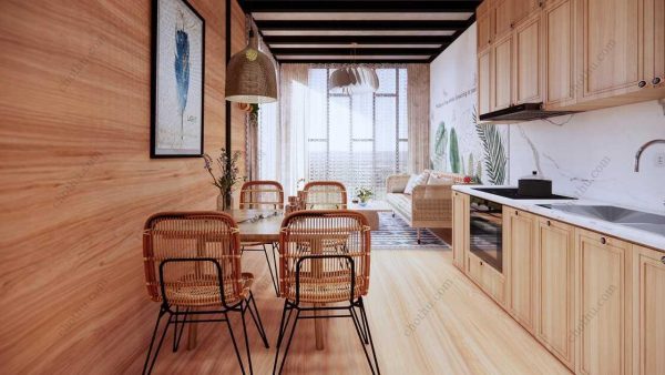 Bản vẽ kiến ​​trúc - Cabin hiện đại 10,8x8m có gác xép - Bản thiết kế nhà nghỉ dưỡng tùy chỉnh - Hình ảnh 14