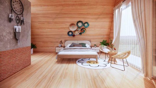 Bản vẽ kiến ​​trúc - Cabin hiện đại 10,8x8m có gác xép - Bản thiết kế nhà nghỉ dưỡng tùy chỉnh - Hình ảnh 16