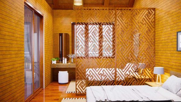 Bản vẽ kiến ​​trúc nhà gỗ hiện đại 10,3x5,3m - Bản thiết kế nhà nghỉ dưỡng tùy chỉnh - Hình ảnh 15
