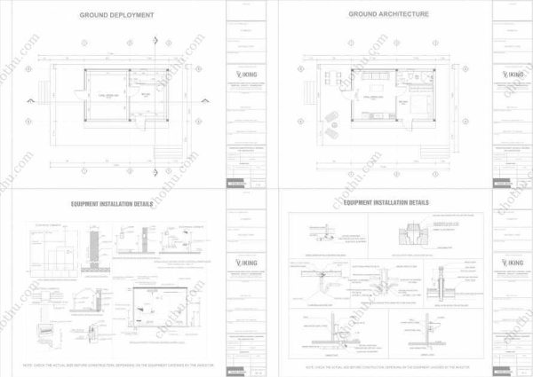 Bản vẽ kiến ​​trúc nhà gỗ hiện đại 11,6x4,6m - Bản thiết kế nhà nghỉ dưỡng tùy chỉnh - Hình ảnh 2
