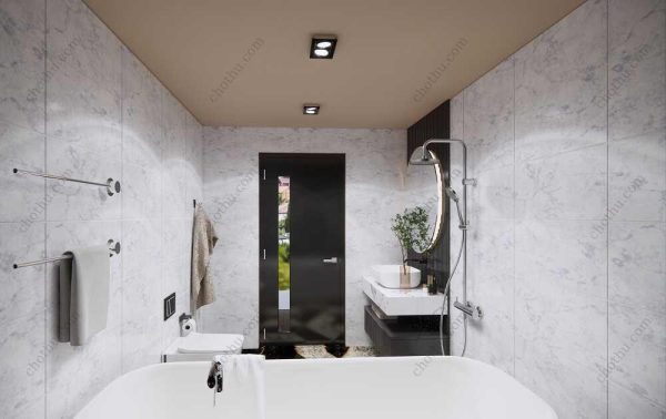 Bản vẽ kiến ​​trúc - Nhà gỗ hiện đại 6x4,5m có gác xép - Bản thiết kế nhà nghỉ dưỡng tùy chỉnh - Hình ảnh 18