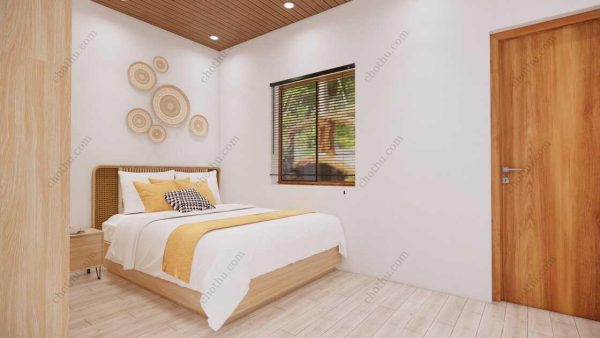 Bản vẽ kiến ​​trúc nhà gỗ hiện đại 5x4,8m - Bản thiết kế nhà nghỉ dưỡng tùy chỉnh - Hình ảnh 12