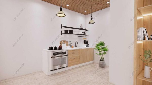 Bản vẽ kiến ​​trúc nhà gỗ hiện đại 5x4,8m - Bản thiết kế nhà nghỉ dưỡng tùy chỉnh - Hình ảnh 14