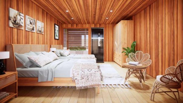 Bản vẽ kiến ​​trúc - Cabin hiện đại 7,9x4,1m có gác xép - Bản thiết kế nhà nghỉ dưỡng tùy chỉnh - Hình ảnh 13