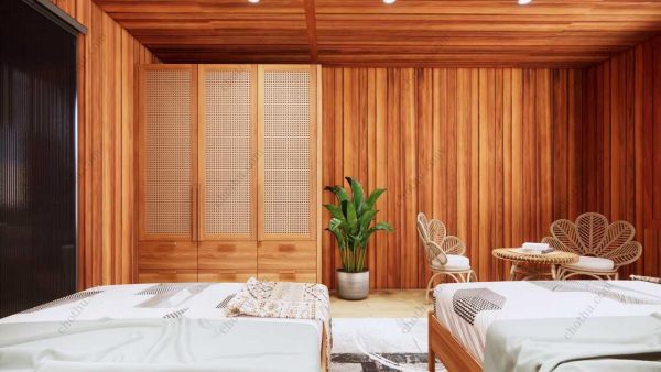 Bản vẽ kiến ​​trúc - Cabin hiện đại 7,9x4,1m có gác xép - Bản thiết kế nhà nghỉ dưỡng tùy chỉnh - Hình ảnh 16