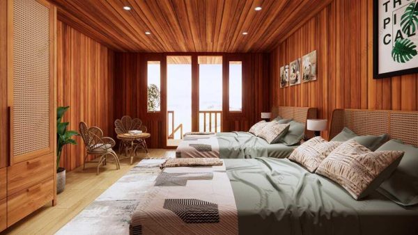 Bản vẽ kiến ​​trúc - Cabin hiện đại 7,9x4,1m có gác xép - Bản thiết kế nhà nghỉ dưỡng tùy chỉnh - Hình ảnh 17