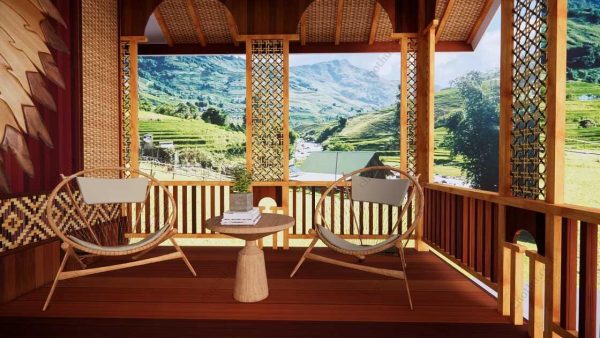 Bản vẽ kiến ​​trúc nhà gỗ hiện đại 7,6x5,9m - Bản thiết kế nhà nghỉ dưỡng tùy chỉnh - Hình ảnh 13