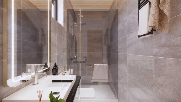 Bản vẽ kiến ​​trúc nhà gỗ hiện đại 7,8x6,1m - Bản thiết kế nhà nghỉ dưỡng tùy chỉnh - Hình ảnh 14