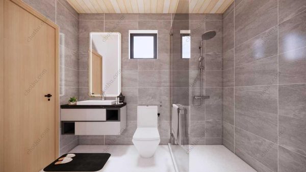 Bản vẽ kiến ​​trúc nhà gỗ hiện đại 7,8x6,1m - Bản thiết kế nhà nghỉ dưỡng tùy chỉnh - Hình ảnh 15