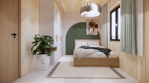 Bản vẽ kiến ​​trúc nhà gỗ hiện đại 7,8x6,1m - Bản thiết kế nhà nghỉ dưỡng tùy chỉnh - Hình ảnh 9