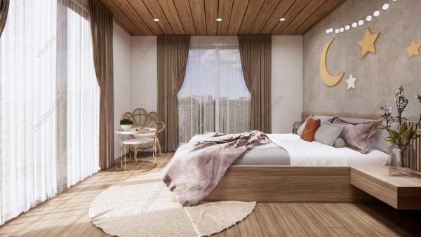 Bản vẽ kiến ​​trúc nhà gỗ hiện đại 10x7,3m - Bản thiết kế nhà nghỉ dưỡng tùy chỉnh - Hình ảnh 12