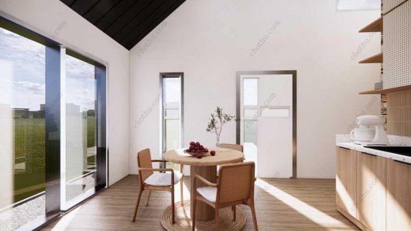 Bản vẽ kiến ​​trúc nhà gỗ hiện đại 10x7,3m - Bản thiết kế nhà nghỉ dưỡng tùy chỉnh - Hình ảnh 17
