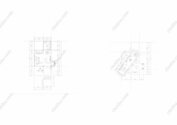 Bản vẽ kiến ​​trúc - Cabin hiện đại 7,3x14,8m có gác xép - Bản thiết kế nhà nghỉ dưỡng tùy chỉnh - Hình ảnh 2
