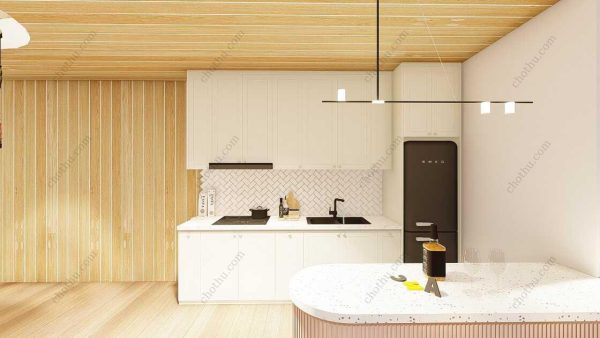 Bản vẽ kiến ​​trúc - Cabin hiện đại 7,3x14,8m có gác xép - Bản thiết kế nhà nghỉ dưỡng tùy chỉnh - Hình ảnh 7