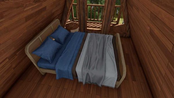Cabin hiện đại 45' x 22' có gác xép - Bản thiết kế nhà nghỉ dưỡng tùy chỉnh - Hình ảnh 12