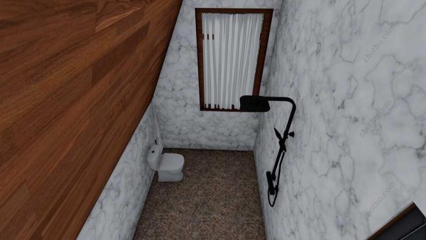 Cabin hiện đại 45' x 22' có gác xép - Bản thiết kế nhà nghỉ dưỡng tùy chỉnh - Hình ảnh 9